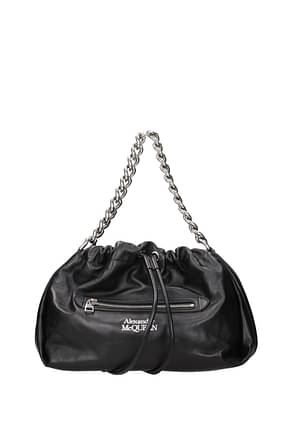 Alexander McQueen Shoulder bags Women Leather Black
