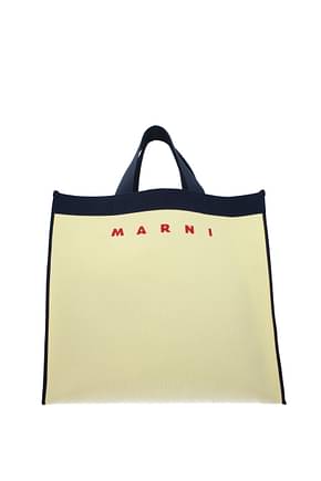 Marni Handbags Women Fabric  Yellow Blue