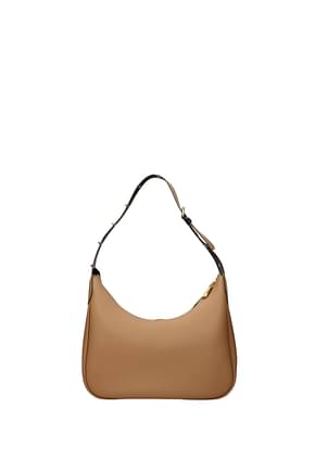 Gum By Gianni Chiarini Shoulder bags Women Rubber Brown Leather