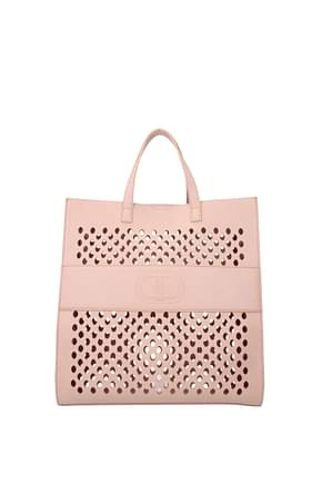 Twin-Set Handbags Women Polyurethane Pink Sahara
