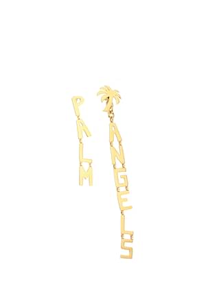 Palm Angels Pendientes Mujer Bronce Oro