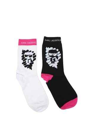 Karl Lagerfeld Short socks 2 pak set Women Cotton Multicolor