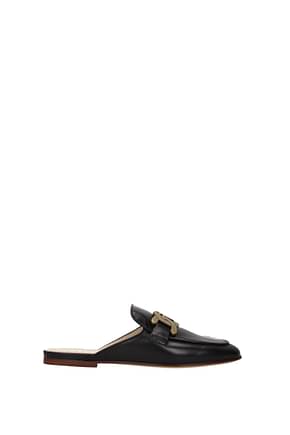 Tod's Slippers and clogs Women Leather Black