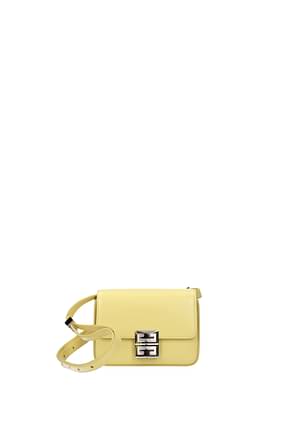 Givenchy Crossbody Bag 4g Women Leather Yellow Banana