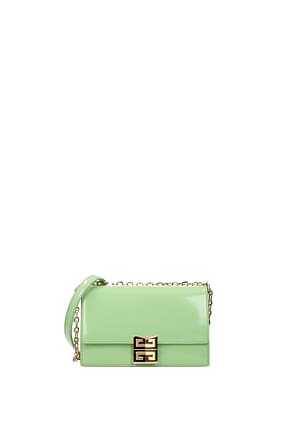 Givenchy Crossbody Bag 4g Women Patent Leather Green Pistachio