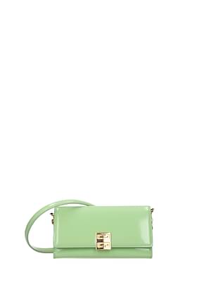 Givenchy Clutches Women Patent Leather Green Pistachio