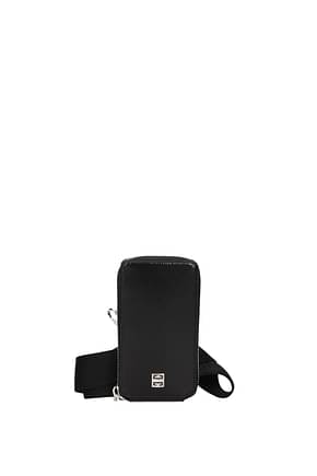 Givenchy Crossbody Bag organizer bag Men Leather Black