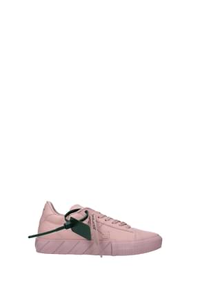 Off-White Sneakers Women Leather Pink