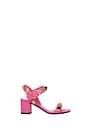 Valentino Garavani Sandals Women Leather Pink Feminine