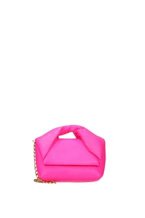 Jw Anderson Handbags Women Leather Pink Fluo Pink