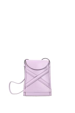 Alexander McQueen Crossbody Bag the cruve Women Leather Violet Lilac