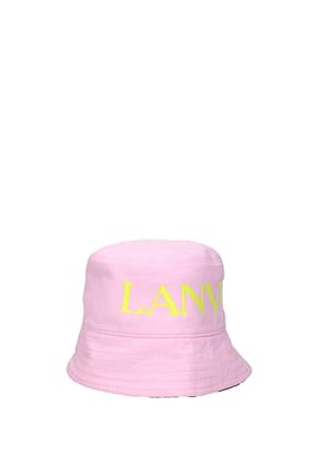 Lanvin Hats Women Cotton Pink Multicolor