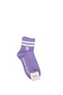 Alexander McQueen Short socks Women Cotton Violet White