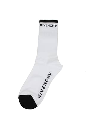 Givenchy मोज़े पुरुषों कपास सफेद काली