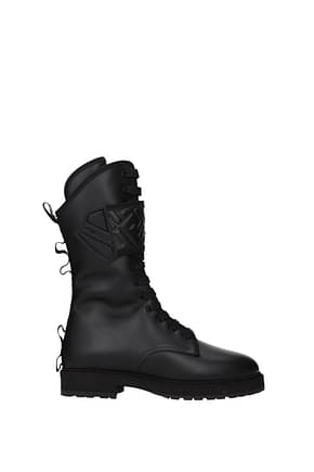 Fendi Ankle boots Women Leather Black