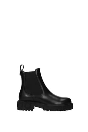 Salvatore Ferragamo Ankle boots varsi Women Leather Black