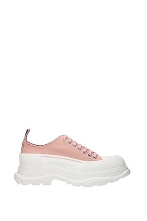 Alexander McQueen 运动鞋 女士 布料 粉色 白玉兰