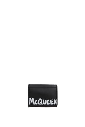 Alexander McQueen Gift ideas airpods case second generation Men Leather Black White