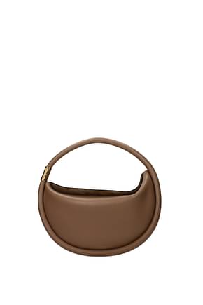 Boyy Handbags Women Leather Brown Sesame