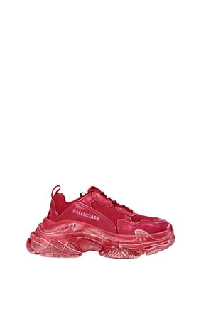 Balenciaga Sneakers triple s  Women Fabric  Red