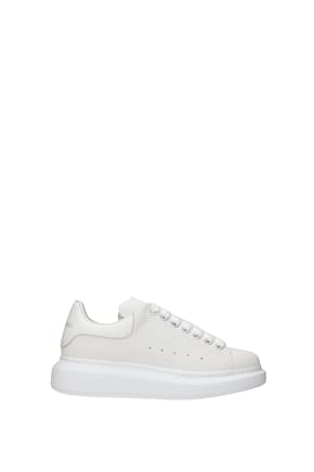 Alexander McQueen Sneakers oversize Women Leather White Off White