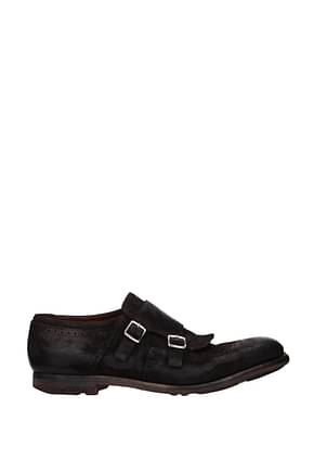 Church's Lace up and Monkstrap shangai 10 Men Suede Brown