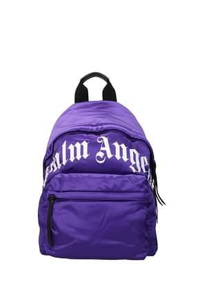 Palm Angels Backpack and bumbags Men Fabric  Violet Light Violet