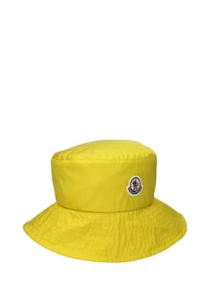Moncler القبعات نساء مادة البولي أميد أصفر