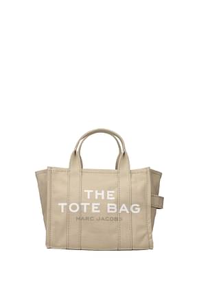 Marc Jacobs حقائب اليد the tote bag نساء قماش اللون البيج رمل خفيف