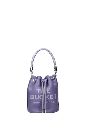 Marc Jacobs Handtaschen Damen Leder Violett Daybreak
