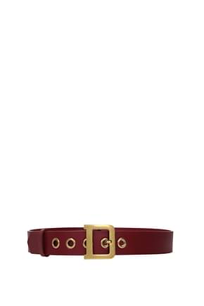 Christian Dior Regular belts Women Leather Red