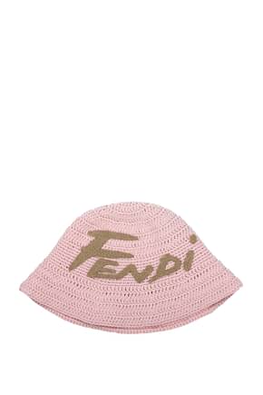 Fendi Hats Women Cotton Pink