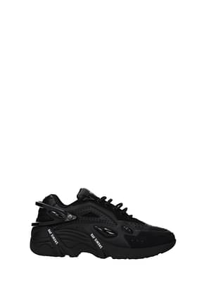 Raf Simons Sneakers cylon 21 Homme Cuir Noir Noir