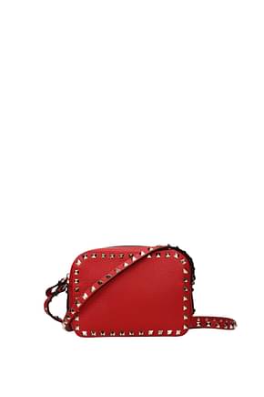 Valentino Garavani Crossbody Bag Women Leather Red