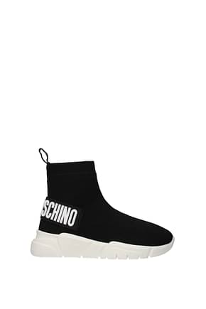 Love Moschino Sneakers Femme Tissu Noir