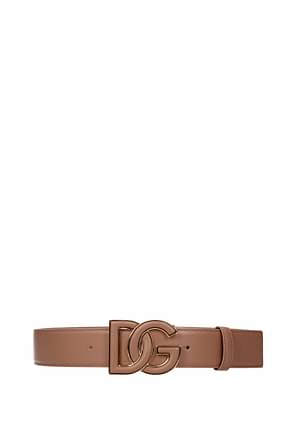 Dolce&Gabbana Regular belts Women Leather Pink