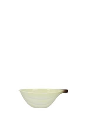 Alessi Kitchenware banana milk bowl Home Porcelain Yellow