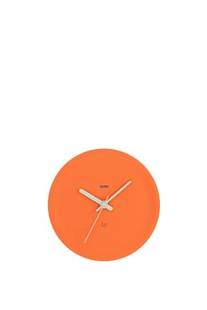 Alessi Horloges ora in Maison Résine Thermoplastique Orange