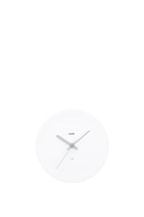 Alessi Horloges ora out Maison Résine Thermoplastique Blanc