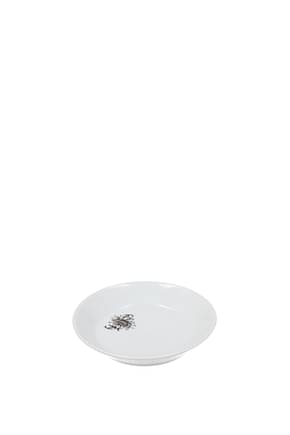 Richard Ginori Plates girasoli set x 6 Home Porcelain White Sepia