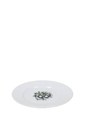 Richard Ginori Assiettes rametto di albicocche set x 6 Maison Porcelaine Blanc