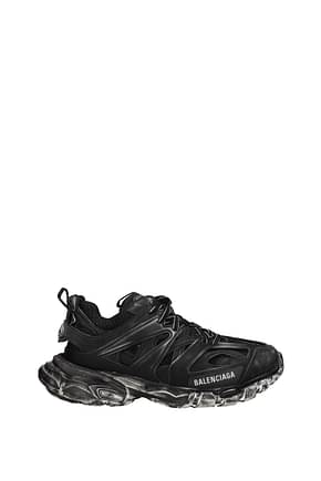 Balenciaga Sneakers track Men Fabric  Black