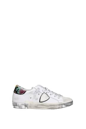 Philippe Model Sneakers prsx low Women Leather White Multicolor