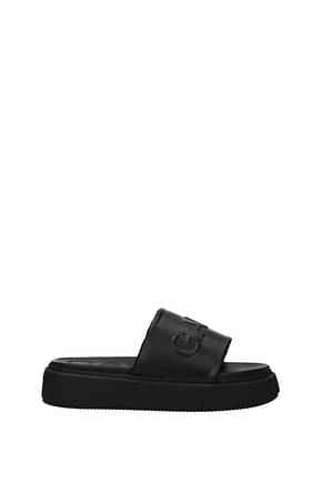 Ganni Slippers and clogs Women Rubber Black