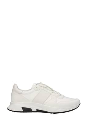 Tom Ford Sneakers Men Fabric  Beige Ivory