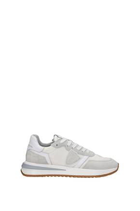 Philippe Model Sneakers tropez 2.1 Donna Tessuto Bianco Polvere