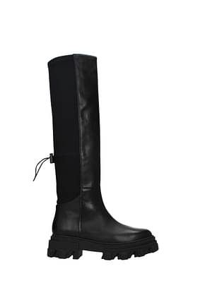Gia Borghini Boots Women Fabric  Black