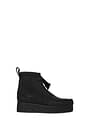 Clarks Ankle boots Women Suede Black
