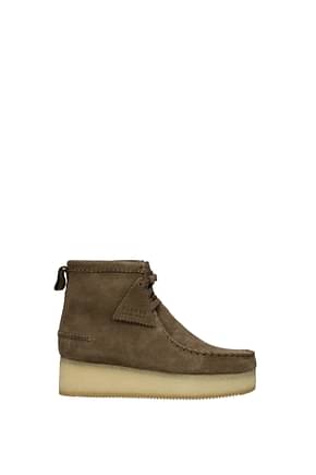 Clarks Ankle boots Women Suede Brown Light Brown