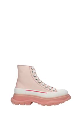 Alexander McQueen Sneakers Women Leather Pink